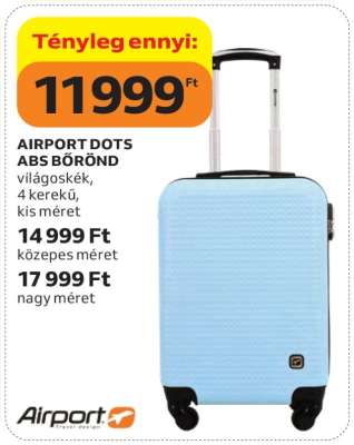 AIRPORT DOTS ABS BŐRÖND