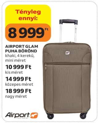 AIRPORT GLAM PUHA BŐRÖND