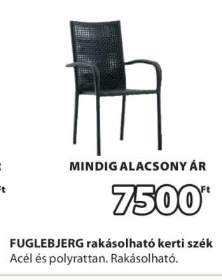 FUGLEBJERG rakásolható kerti szék