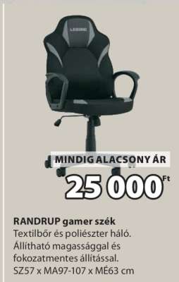 RANDRUP gamer szék