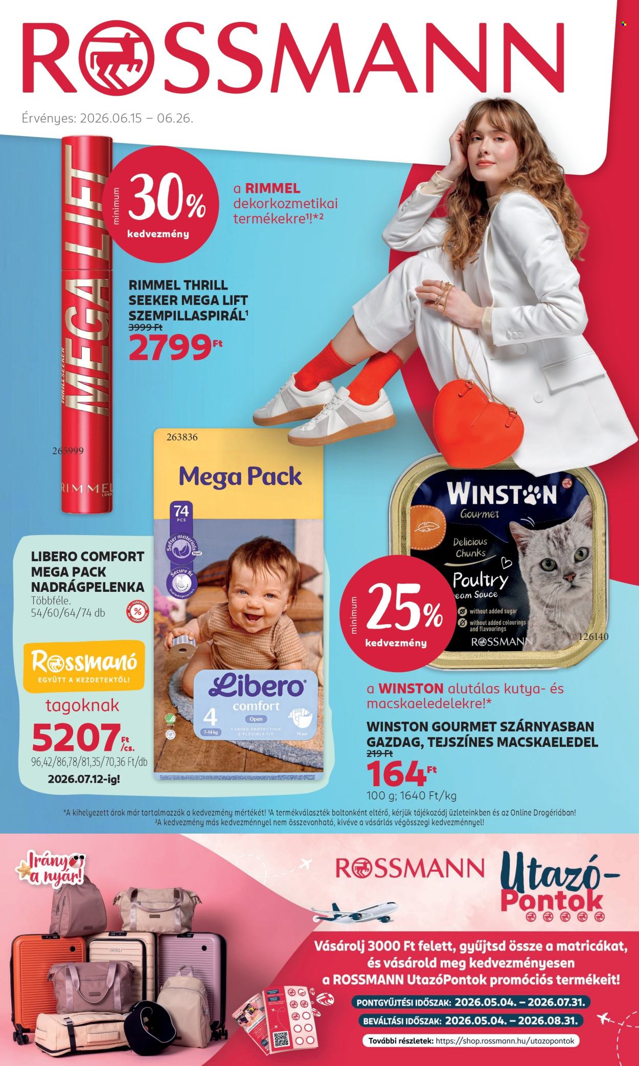 Rossmann akciós újságok - 2026.06.15 - 2026.06.26. Oldal 1
