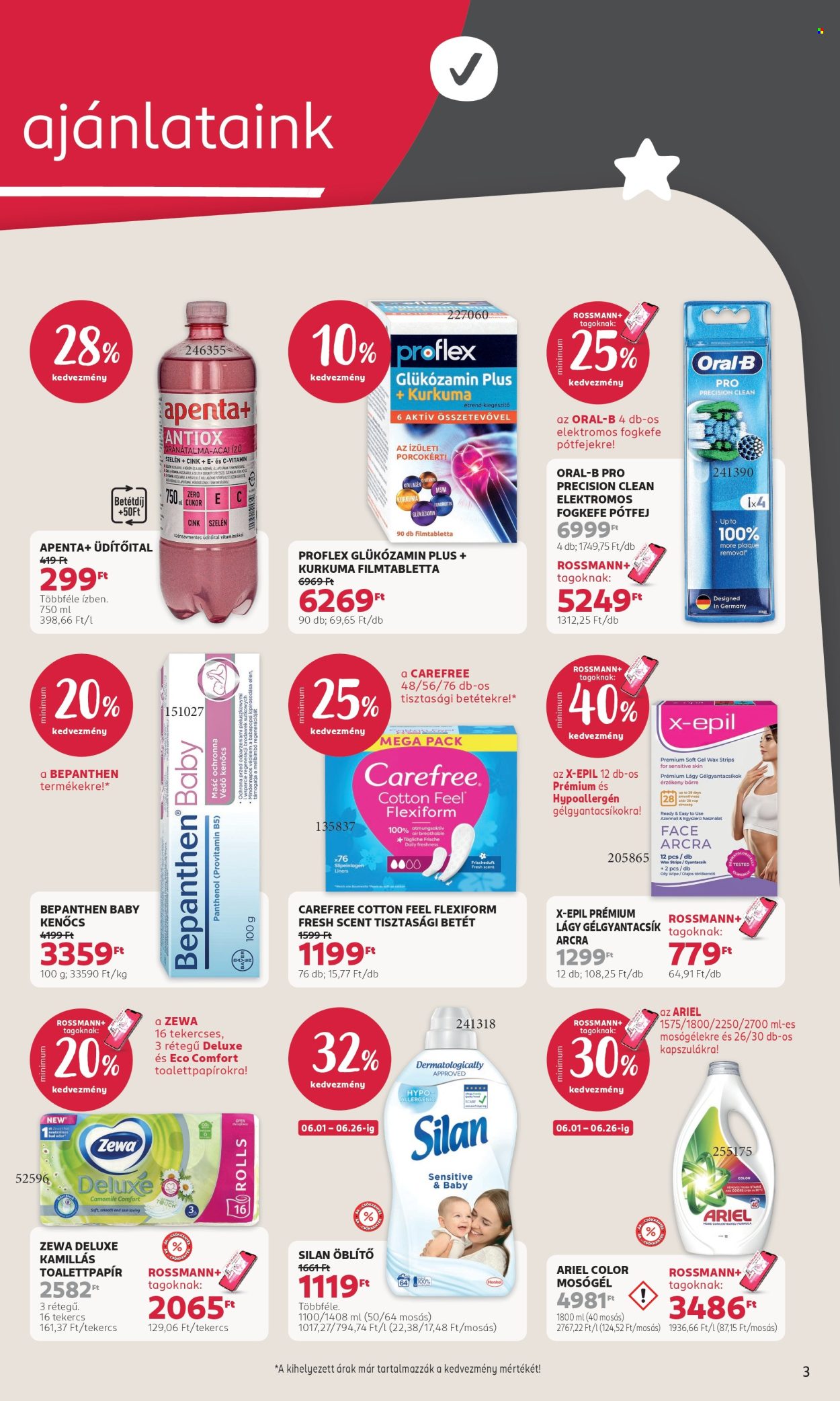 Rossmann akciós újságok - 2026.06.15 - 2026.06.26. Oldal 3