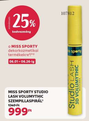 MISS SPORTY STUDIO LASH VOLUMYTHIC SZEMPILLASPIRÁL