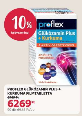 PROFLEX GLÜKÓZAMIN PLUS + KURKUMA FILMTABLETTA