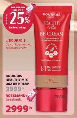 BOURJOIS HEALTHY MIX 002 BB KRÉM