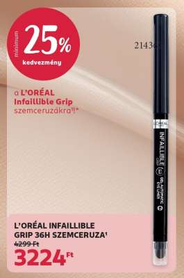L'ORÉAL INFAILLIBLE GRIP 36H SZEMCERUZA