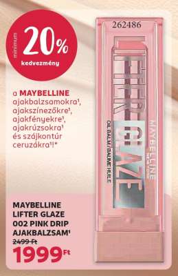 MAYBELLINE LIFTER GLAZE 002 PINK DRIP AJAKBALZSAM