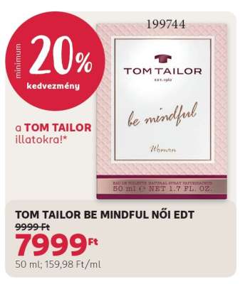 TOM TAILOR BE MINDFUL NŐI EDT