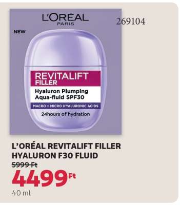 L'ORÉAL REVITALIFT FILLER HYALURON F30 FLUID