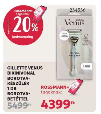 GILLETTE VENUS BIKINIVONAL BOROTVAKÉSZÜLÉK