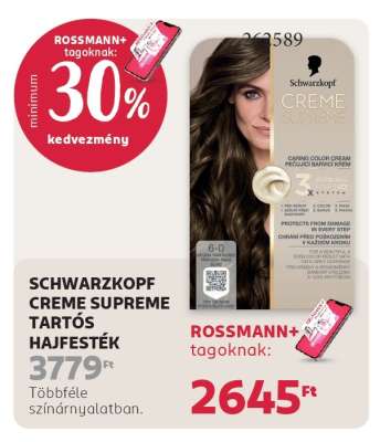 Schwarzkopf Creme Supreme tartós hajfesték
