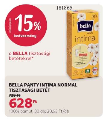 BELLA PANTY INTIMA NORMAL TISZTASÁGI BETÉT
