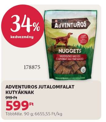 ADVENTUROS JUTALOMFALAT KUTYÁKNAK