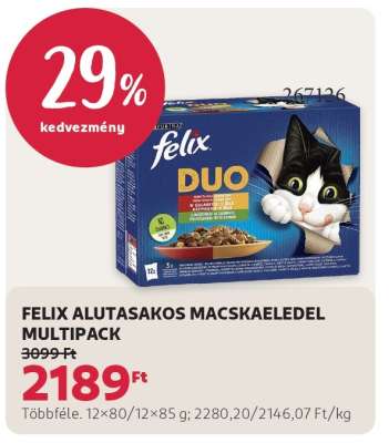 Felix alutasakos macskaeledel multipack