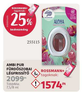 AMBI PUR FÜRDŐSZOBAI LÉGFRISSÍTŐ