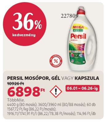 PERSIL MOSÓPOR, GÉL VAGY KAPSZULA