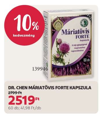 DR. CHEN MÁRIATÖVIS FORTE KAPSZULA