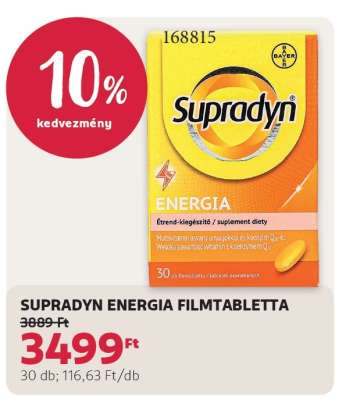 SUPRADYN ENERGIA FILMTABLETTA