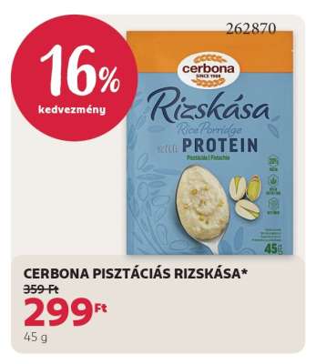 CERBONA PISZTÁCIÁS RIZSKÁSA
