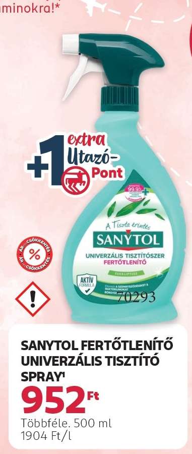 SANYTOL FERTŐTLENÍTŐ UNIVERZÁLIS TISZTÍTÓ SPRAY