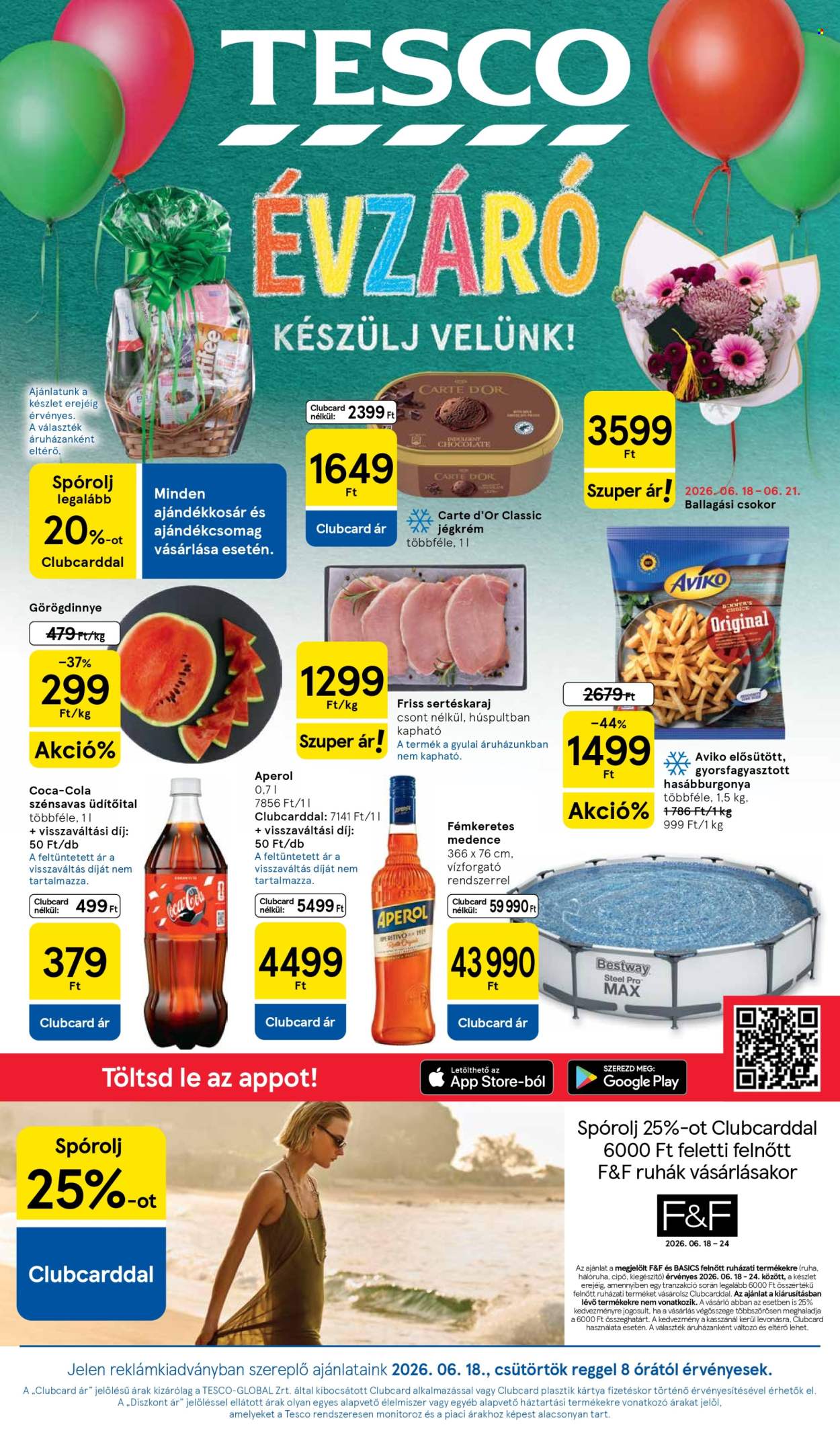 TESCO akciós újságok - 2026.06.18 - 2026.06.24. Oldal 1
