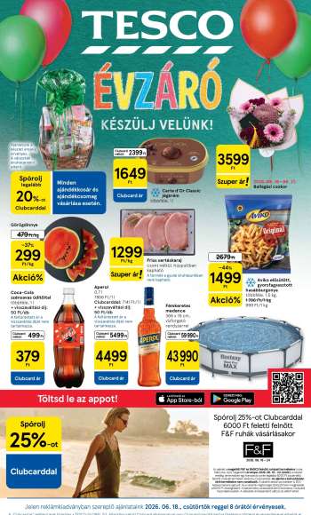 Újság TESCO - 2026.06.18 - 2026.06.24.