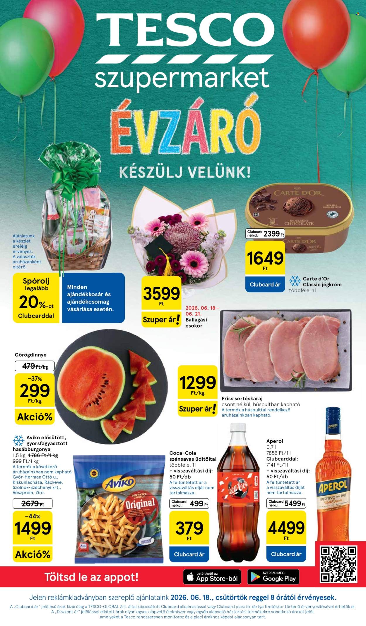 TESCO akciós újságok - 2026.06.18 - 2026.06.24. Oldal 1