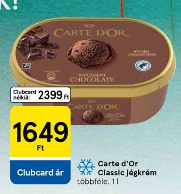 Carte d'Or Classic jégkrém