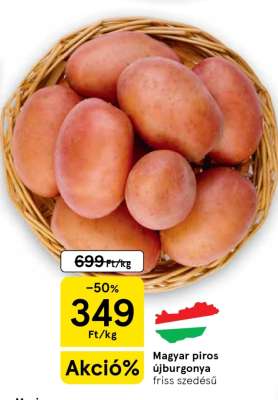 Magyar piros újburgonya