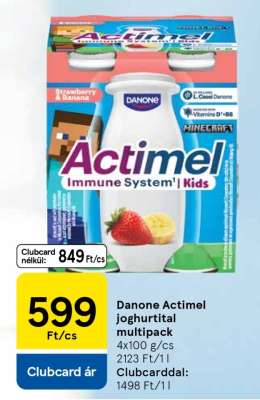 Danone Actimel joghurtital multipack