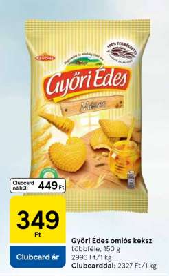 Győri Édes omlós keksz