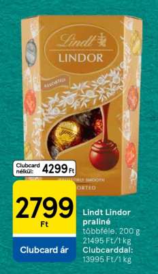 Lindt Lindor praliné