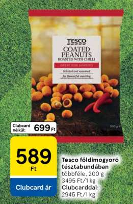 Tesco földimogyoró tésztabundában