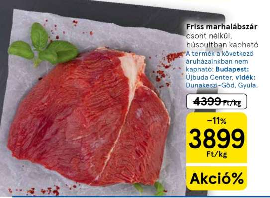 Friss marhalábszár