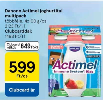 Danone Actimel joghurtital multipack