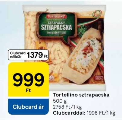 Tortellino sztrapacska