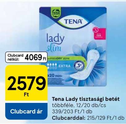 Tena Lady tisztasági betét