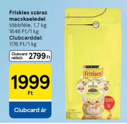 FRISKIES Száraz macskaeledel*