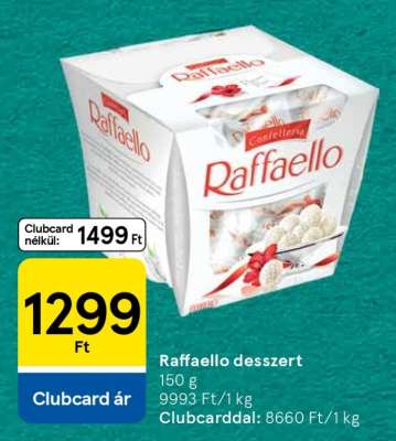Raffaello desszert