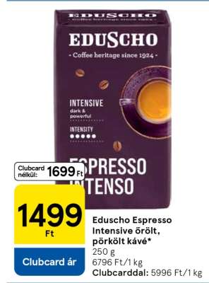 Eduscho Espresso Intensive őrölt, pörkölt kávé