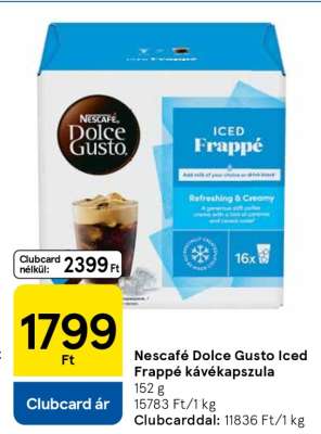Nescafé Dolce Gusto Iced Frappé kávékapszula
