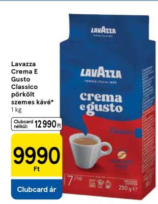 Lavazza Crema E Gusto Classico pörkölt szemes kávé