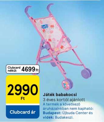 Játék babakocsi