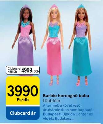 Barbie hercegnő baba
