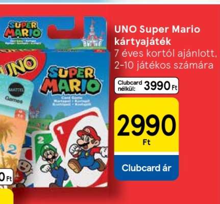 UNO Super Mario kártyajáték