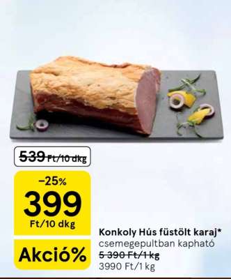 Konkoly Hús füstölt karaj