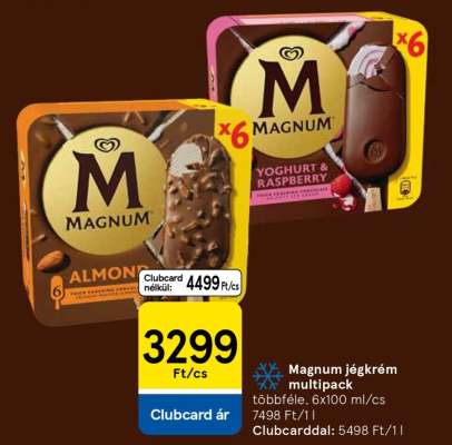 Magnum jégkrém multipack