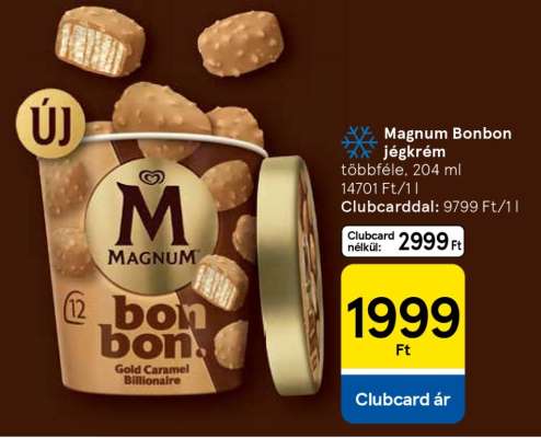 Magnum Bonbon jégkrém