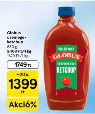 Globus csemege-ketchup