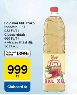 Pölöskei XXL szörp